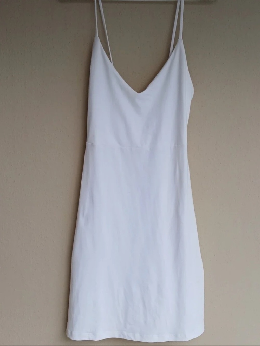 Susana Monaco white thin strap dress wedding summer